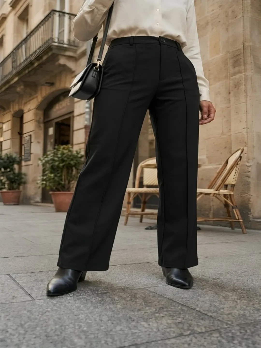 new korean pant (black)